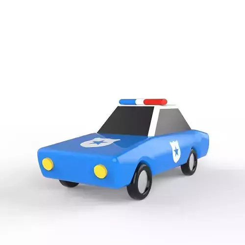 Toon Police Car