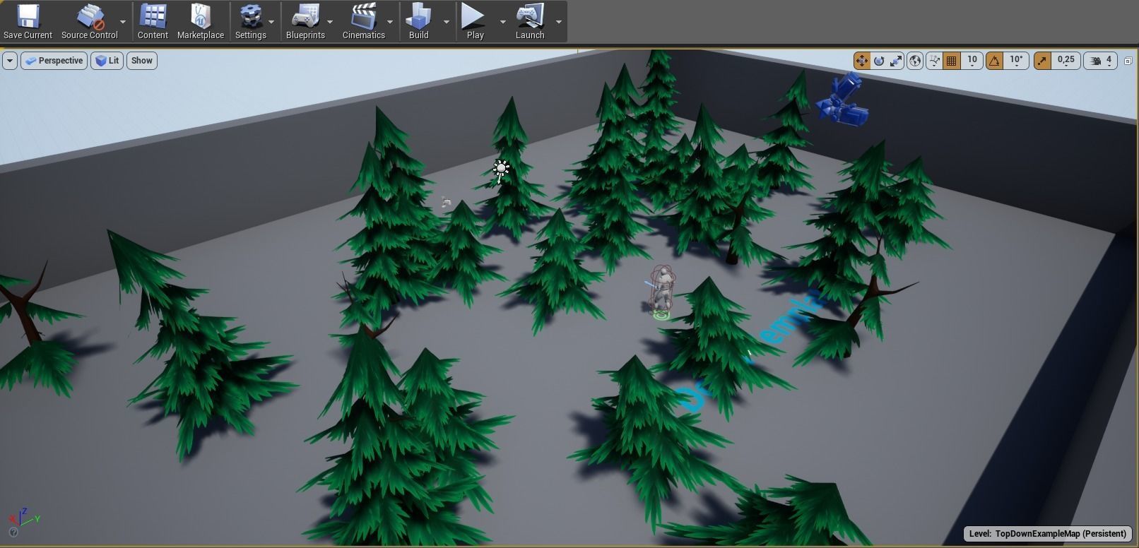 STYLIZED - Low-Poly 3D Pine trees pack Low-poly 3D model_4