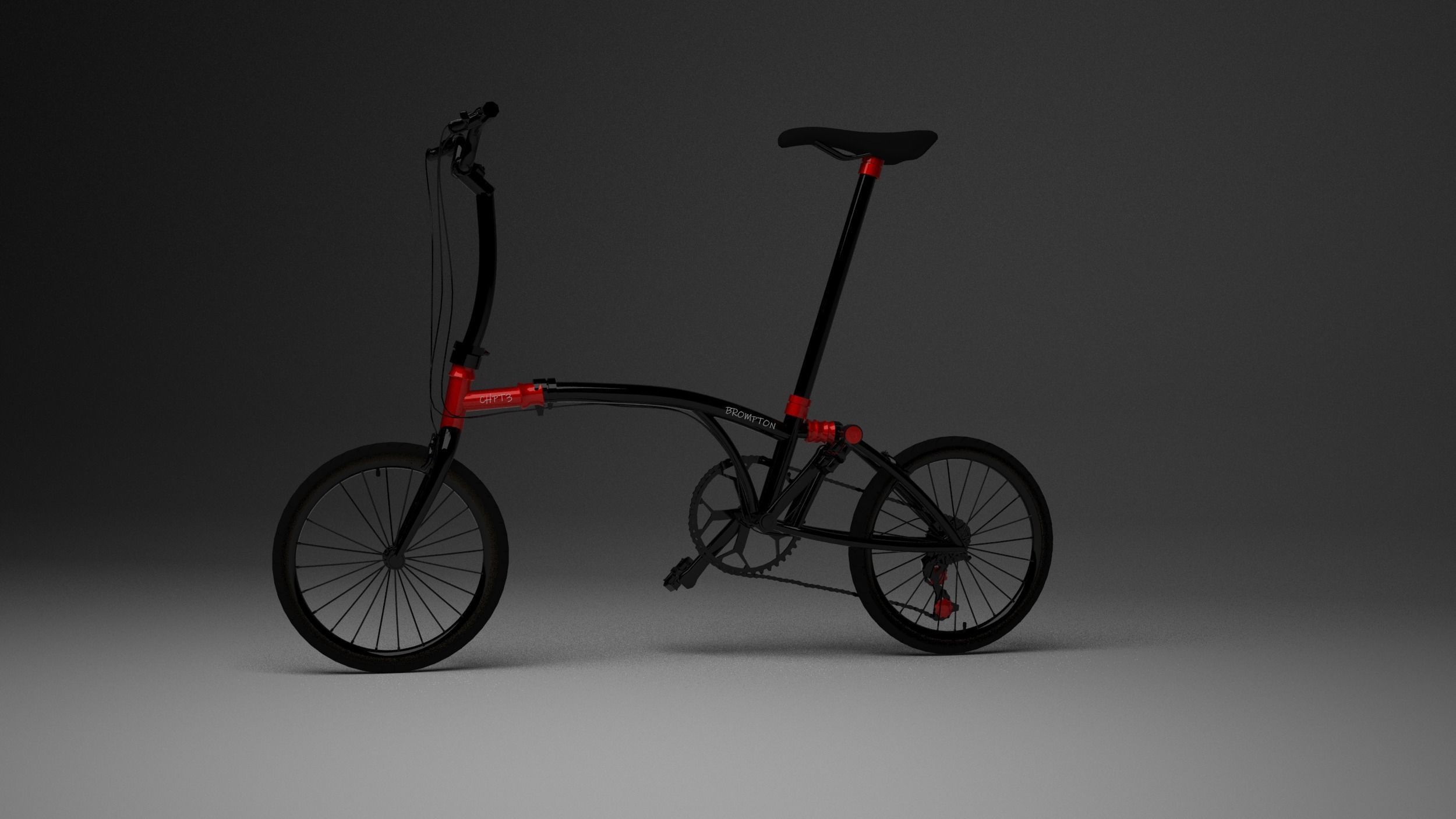 Brompton CHPT3 Special Edition Low-poly 3D model_3