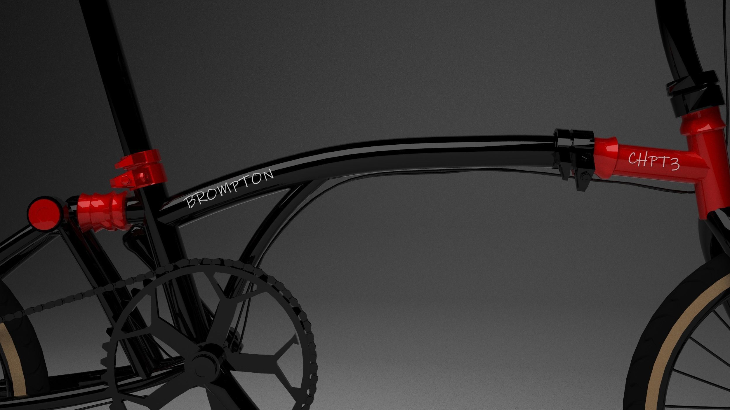 Brompton CHPT3 Special Edition Low-poly 3D model_6