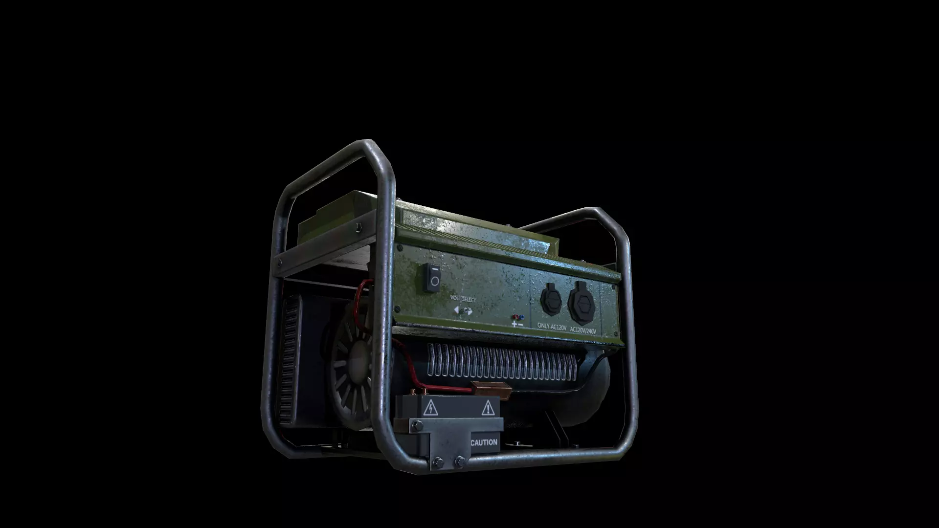 Generator Game-ready Model - Gest Low-poly 3D model_0