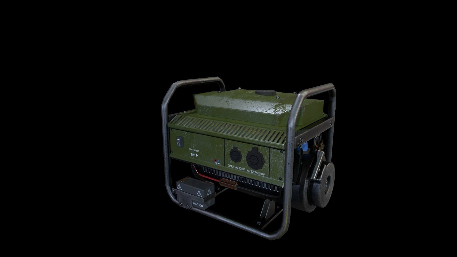 Generator Game-ready Model - Gest Low-poly 3D model_3