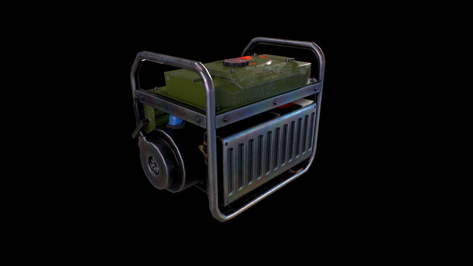 Generator Game-ready Model - Gest Low-poly 3D model_6