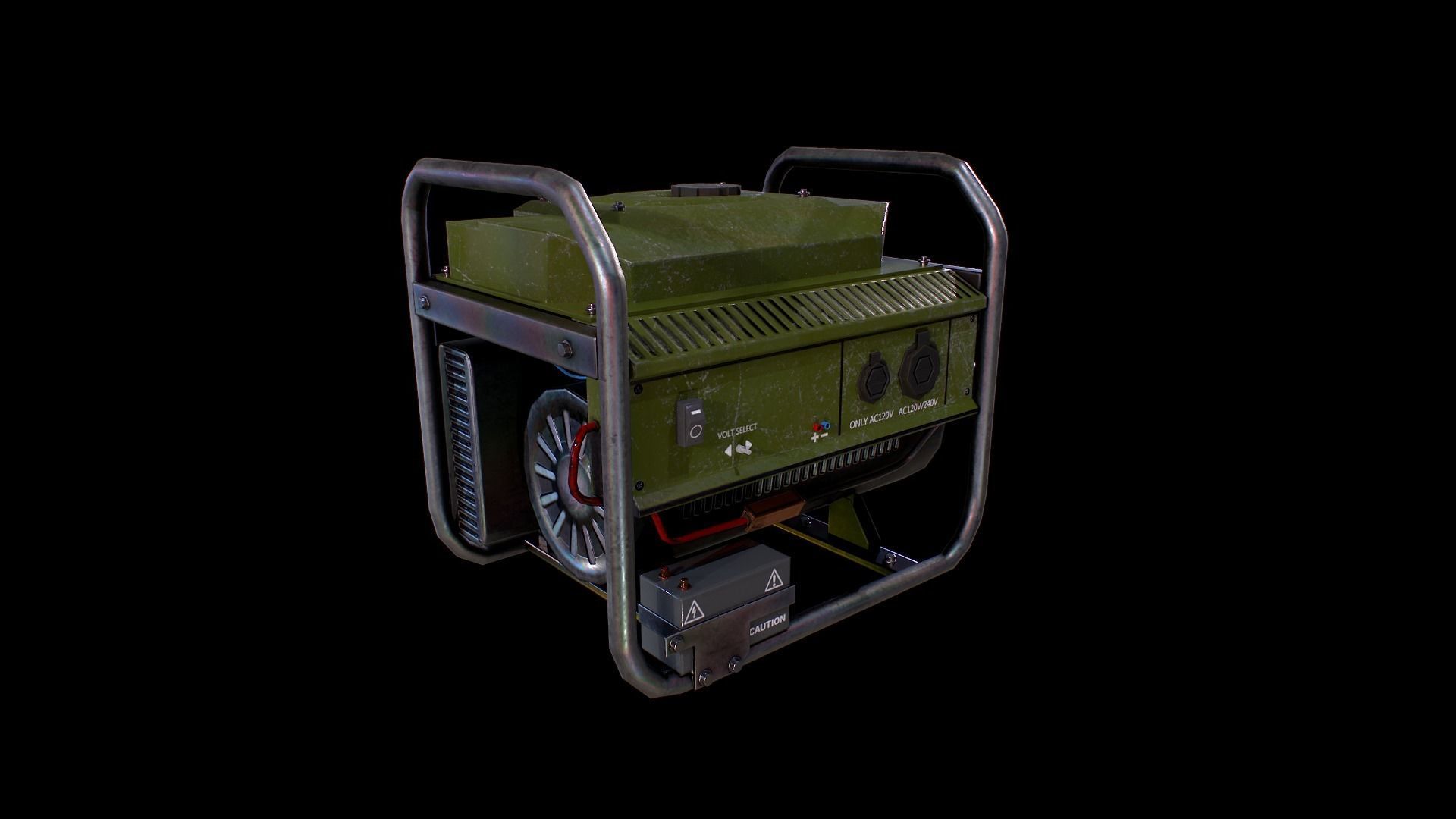 Generator Game-ready Model - Gest Low-poly 3D model_9