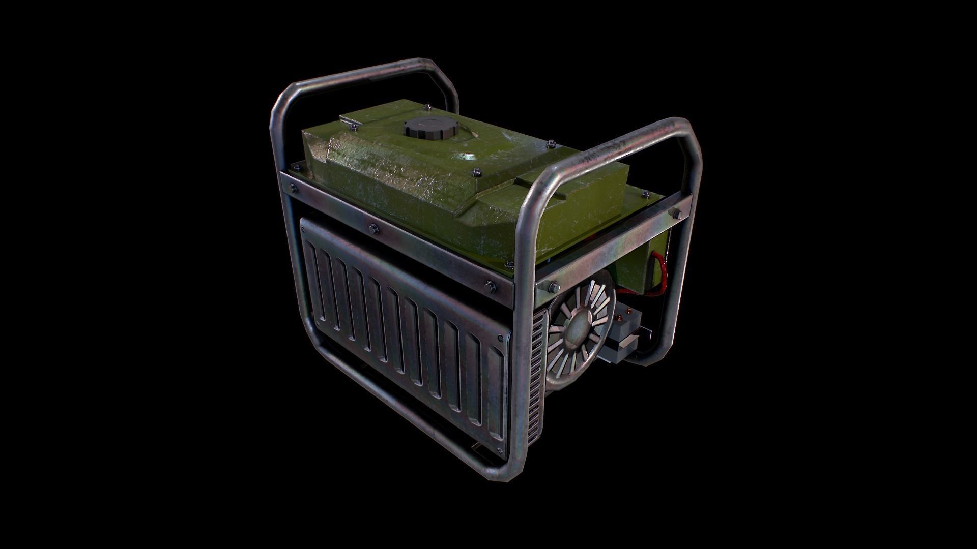 Generator Game-ready Model - Gest Low-poly 3D model_7