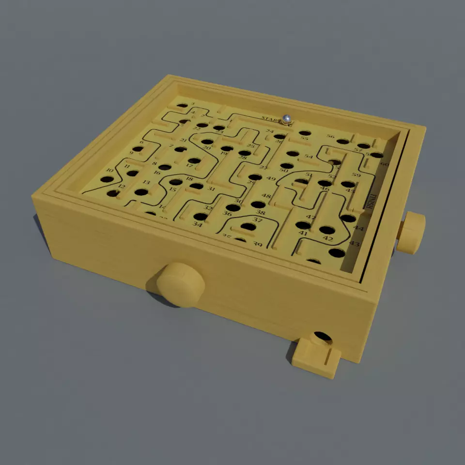 Labyrinth Maze Game 3D model