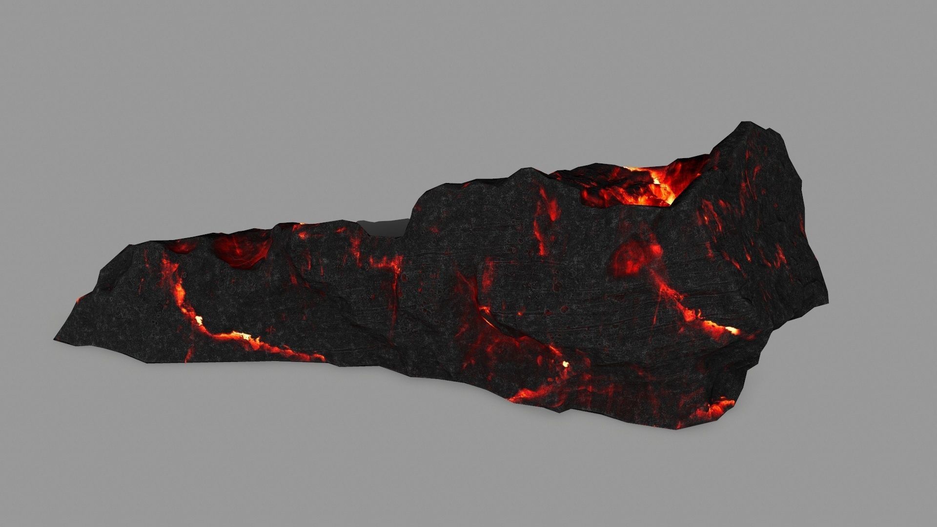 lava rocks  Low-poly 3D model_10