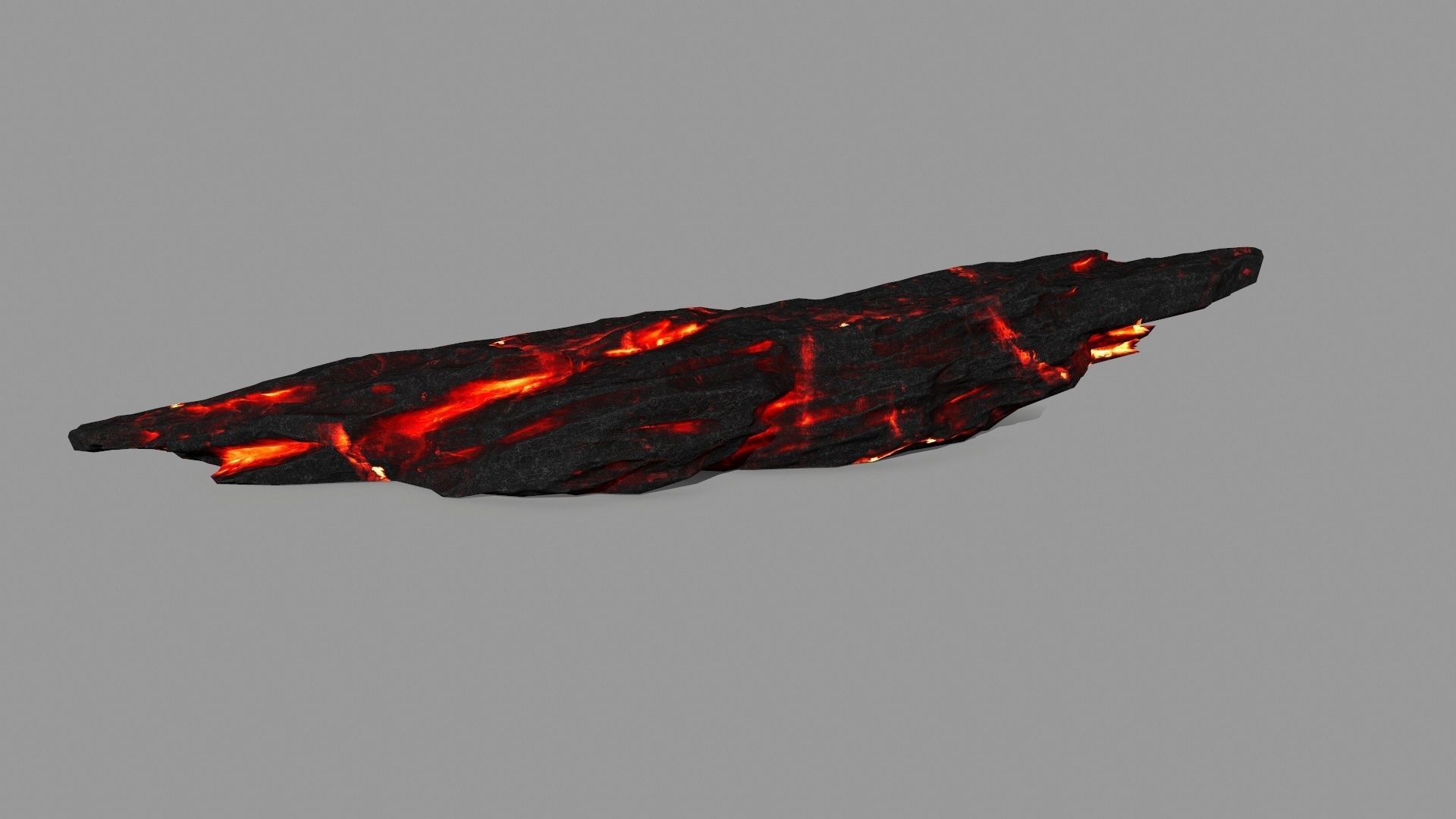 lava rocks  Low-poly 3D model_15