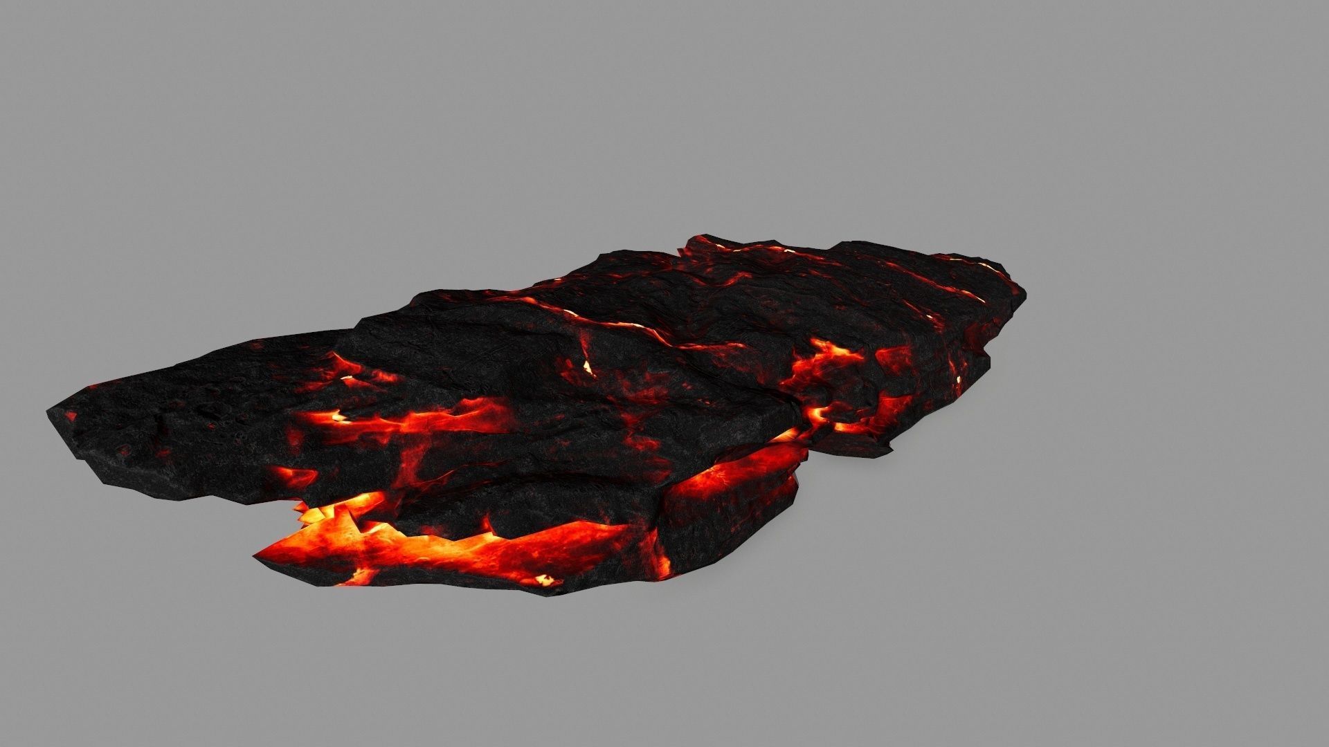 lava rocks  Low-poly 3D model_17
