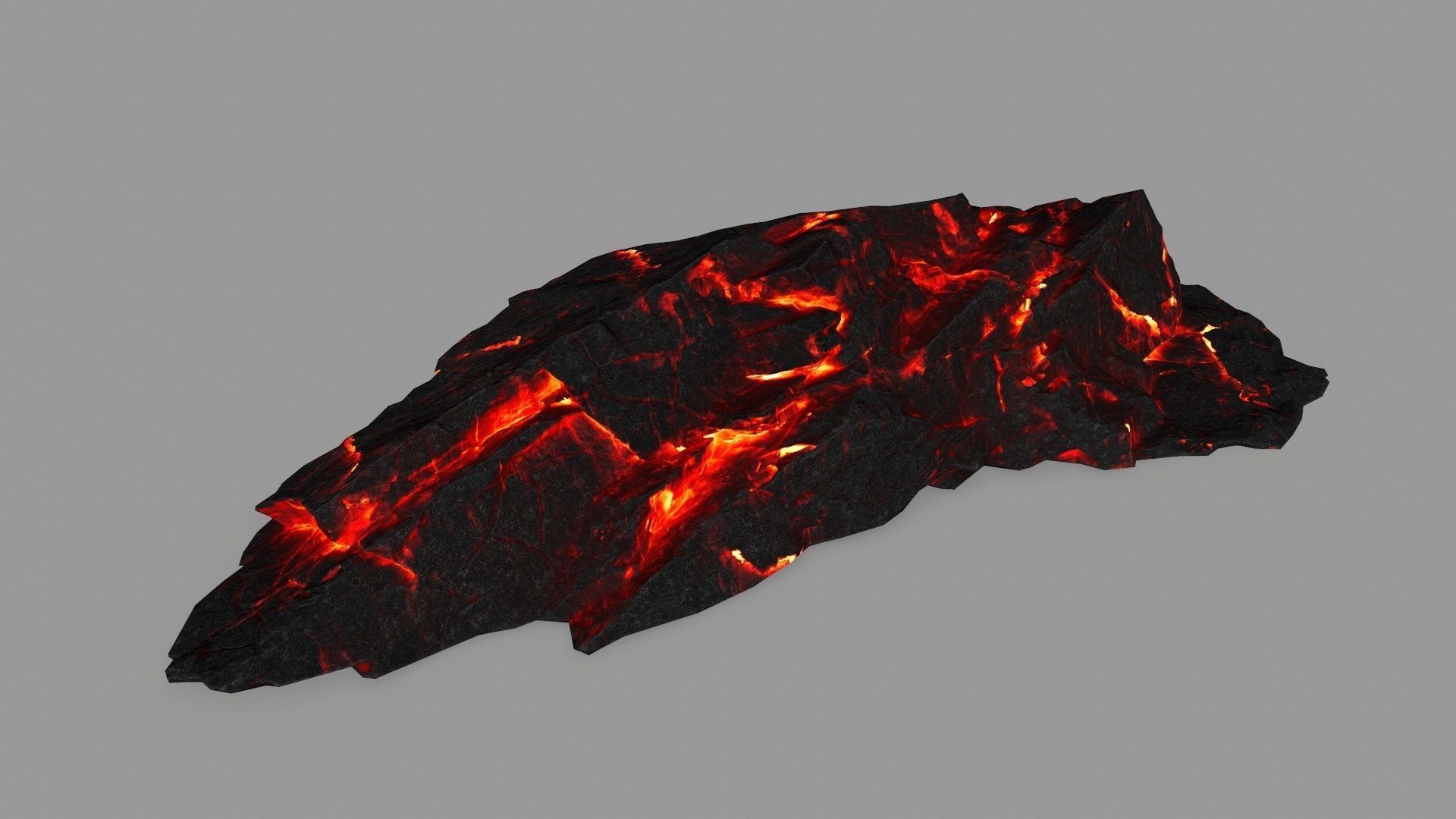 lava rocks  Low-poly 3D model_18