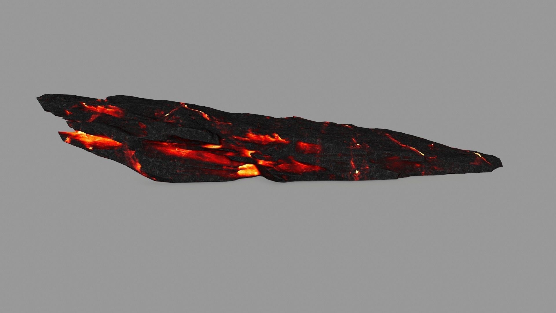 lava rocks  Low-poly 3D model_16