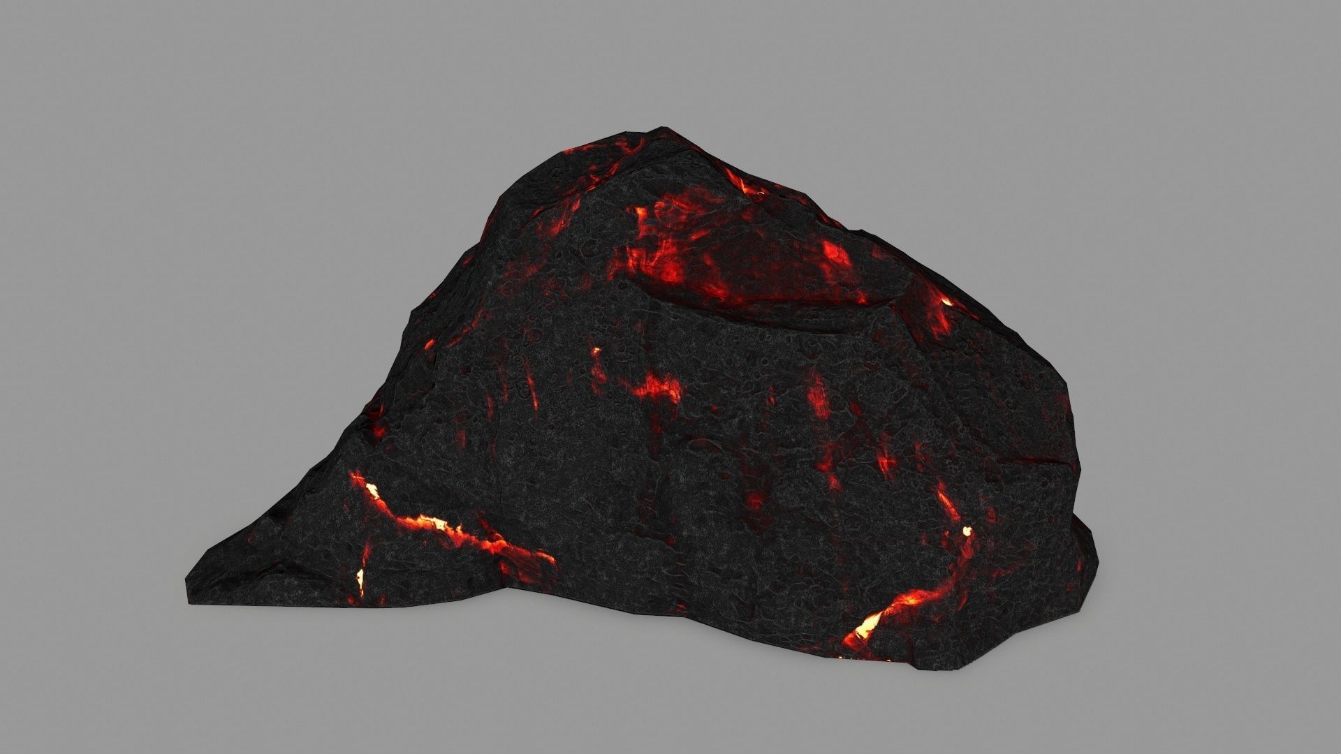 lava rocks  Low-poly 3D model_14