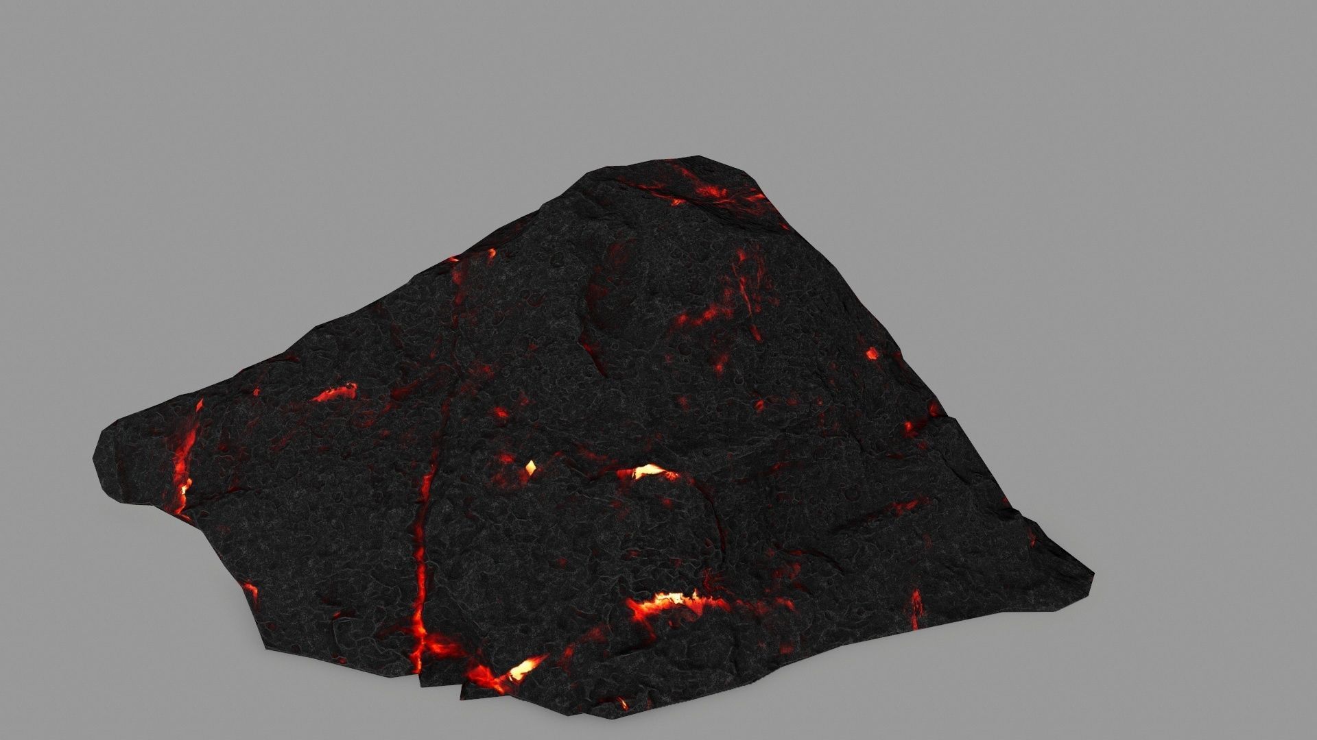 lava rocks  Low-poly 3D model_13