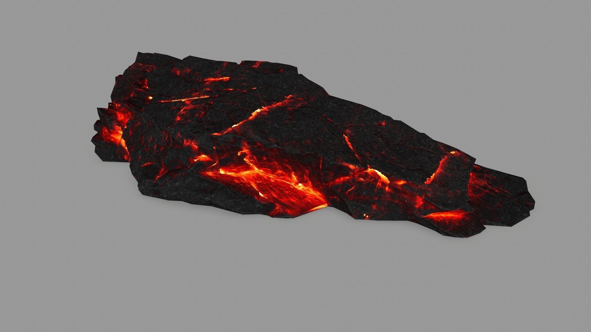 lava rocks  Low-poly 3D model_19