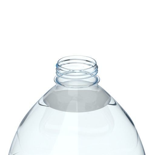 Natural water bottle half liter 3D model_2
