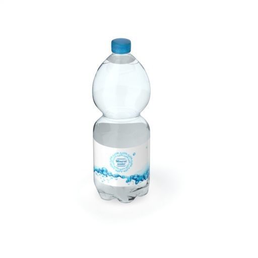 Natural water bottle half liter 3D model_3
