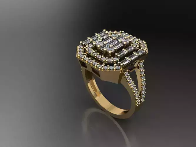 T086- Diamond solitarie ring