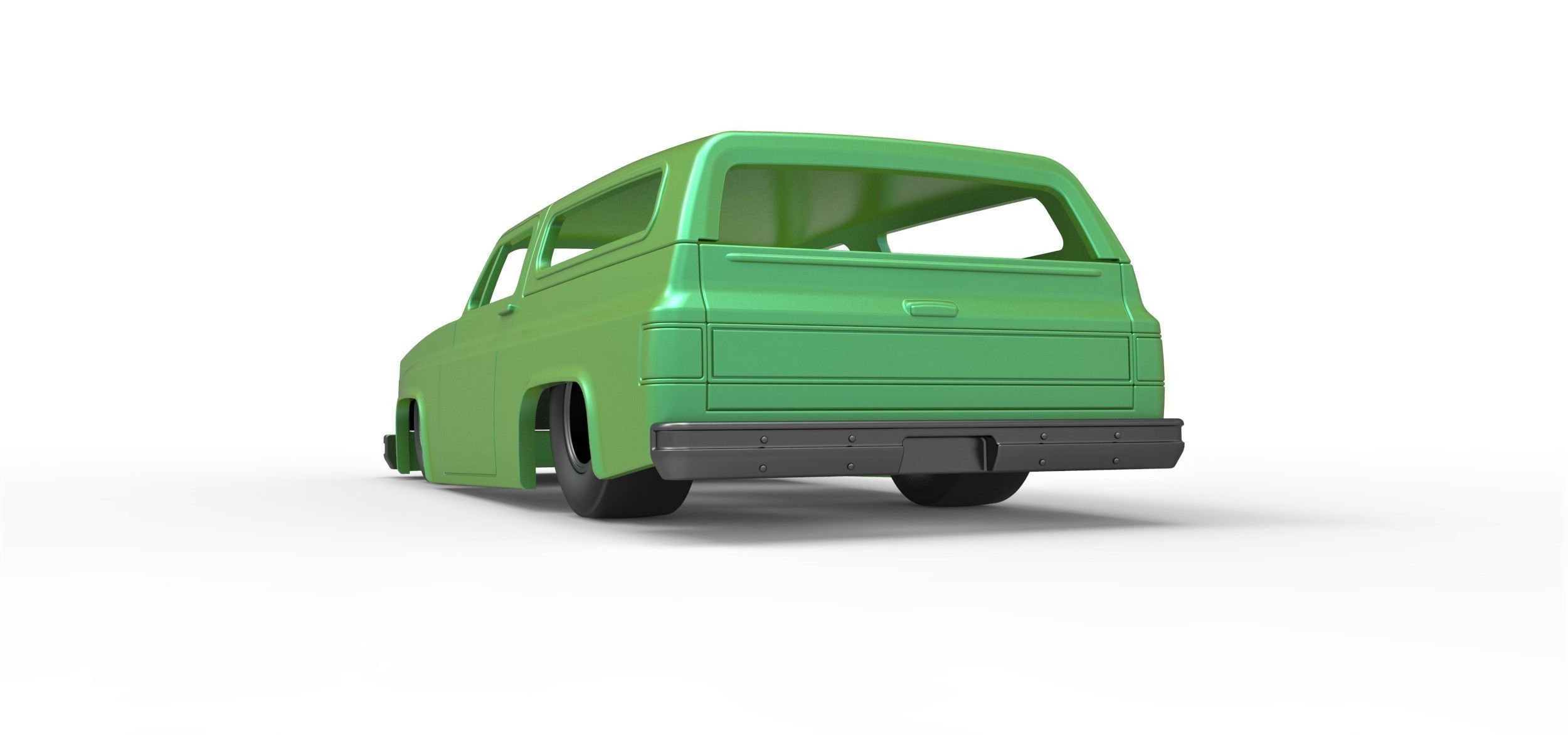 Shell Chevrolet Blazer K5 Dragster Scale 1 to 25 3D print model_11