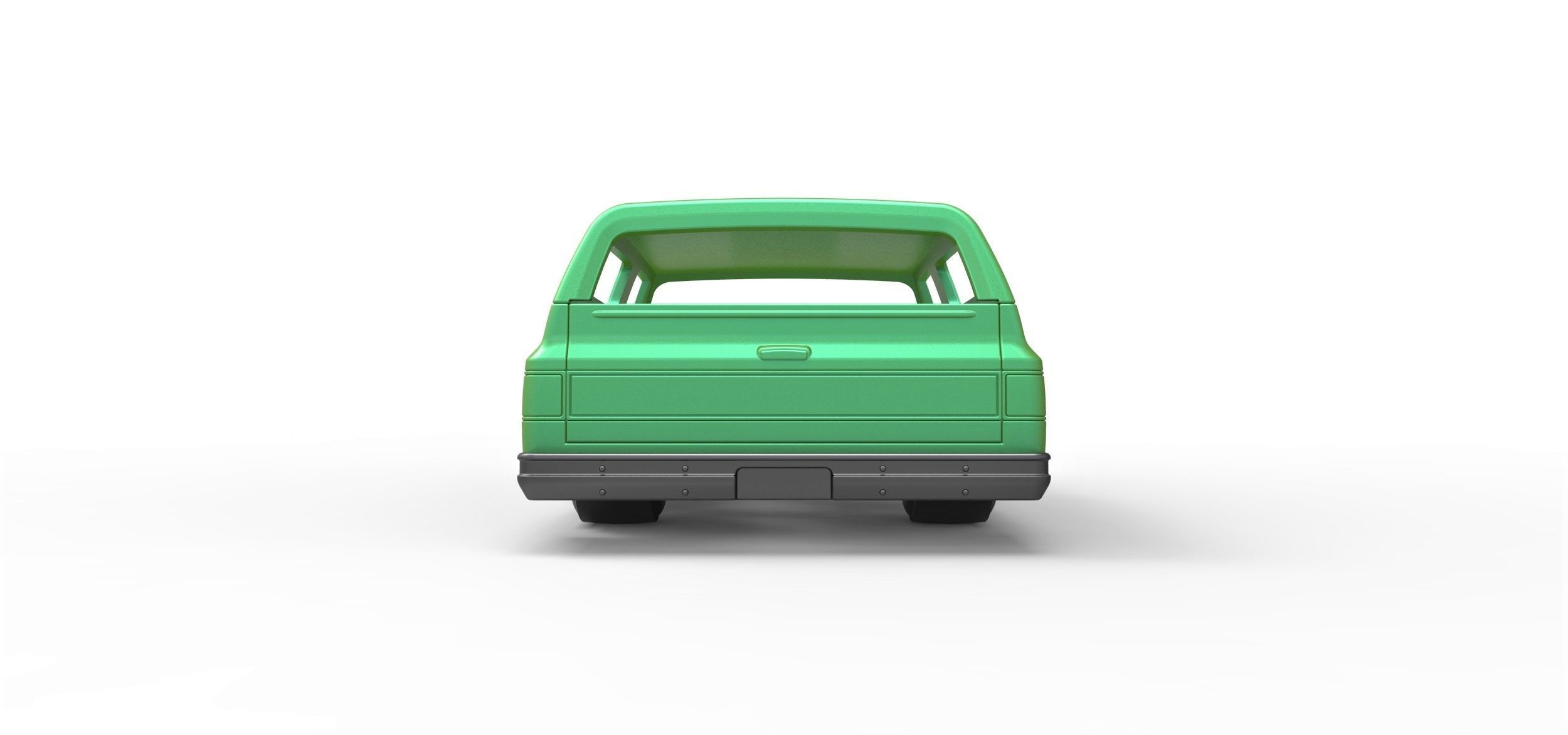 Shell Chevrolet Blazer K5 Dragster Scale 1 to 25 3D print model_12