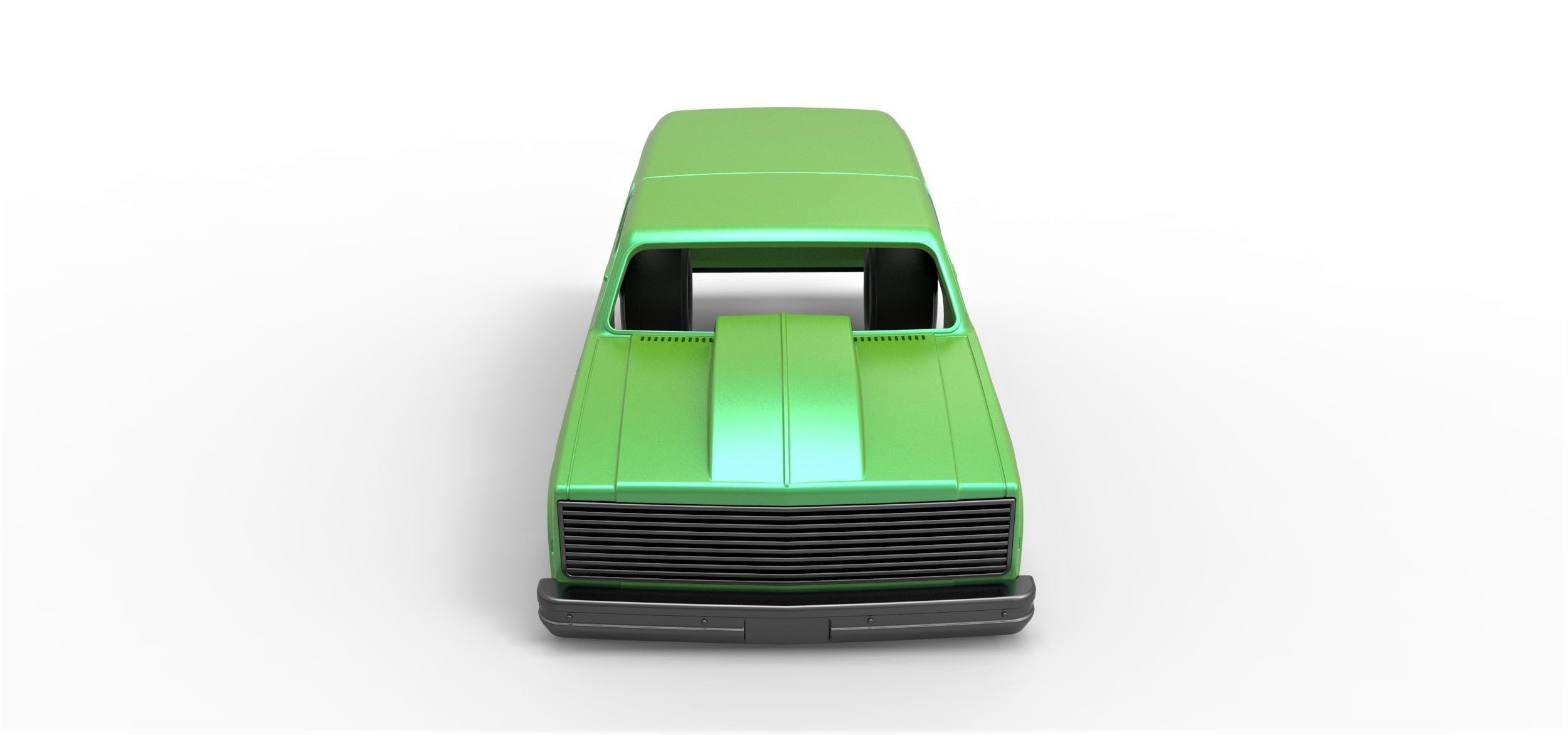 Shell Chevrolet Blazer K5 Dragster Scale 1 to 25 3D print model_4