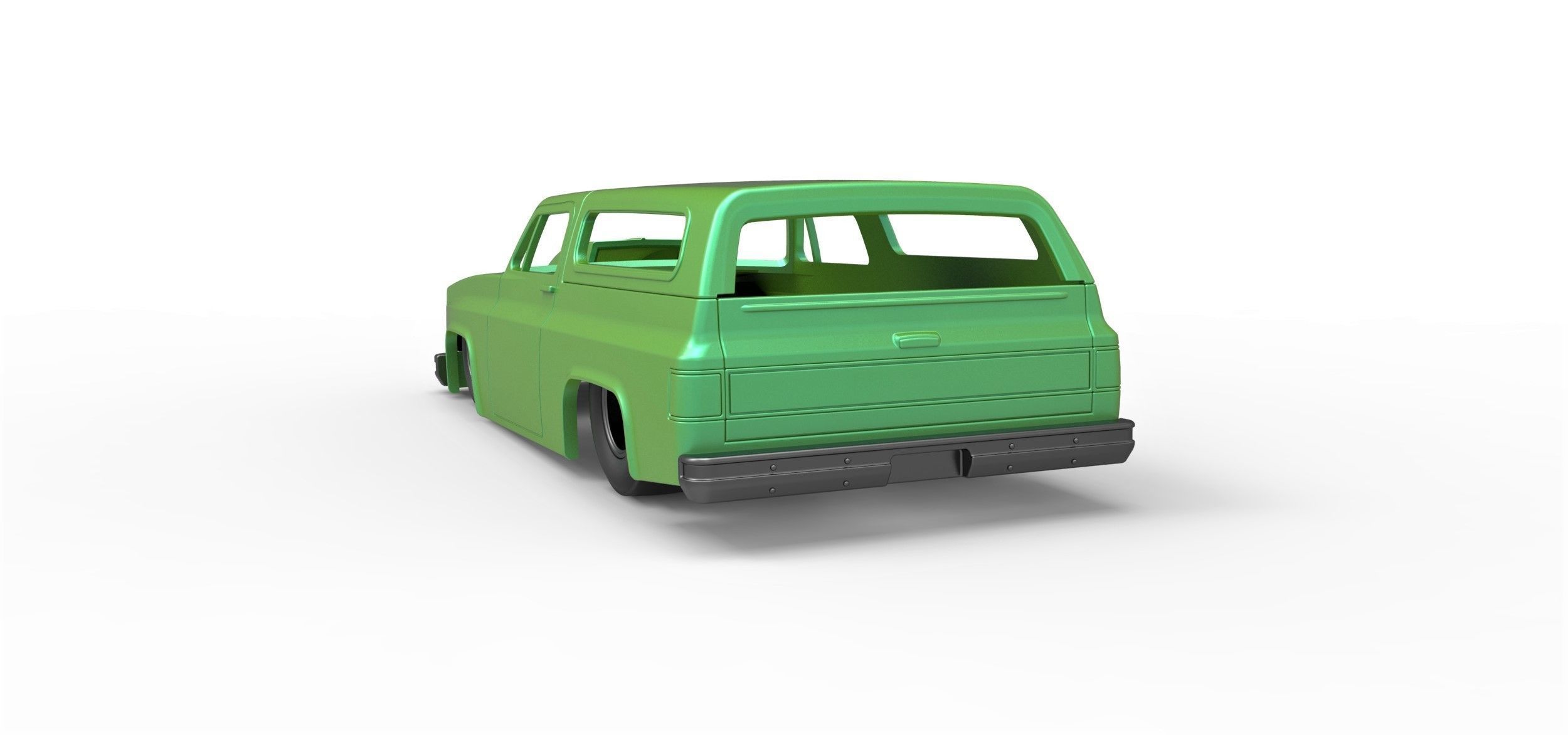 Shell Chevrolet Blazer K5 Dragster Scale 1 to 25 3D print model_10