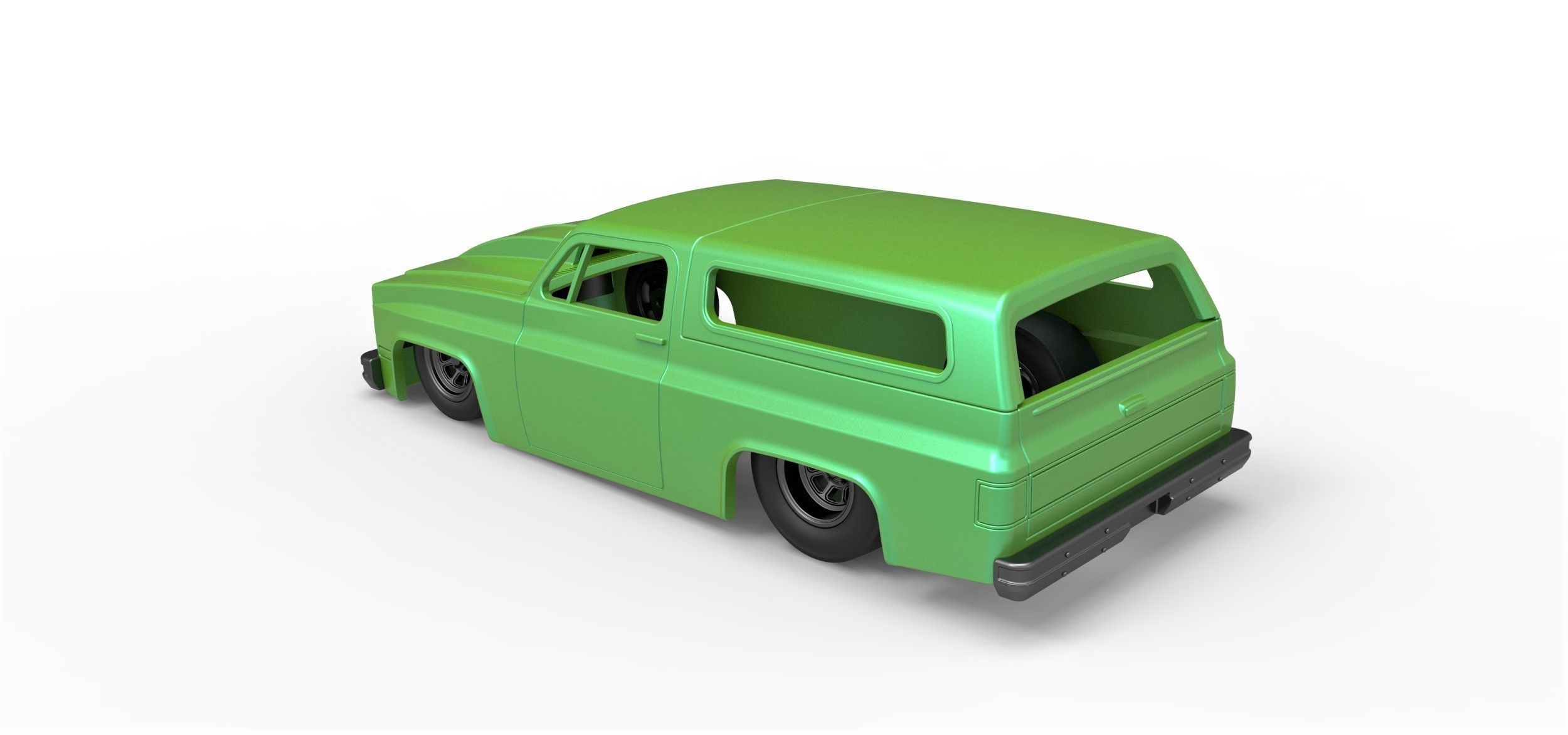 Shell Chevrolet Blazer K5 Dragster Scale 1 to 25 3D print model_9