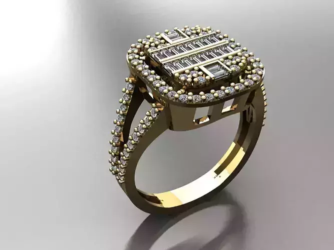 T089- Diamond solitarie ring