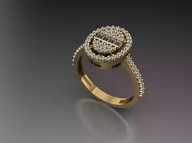 T090- Diamond solitarie ring