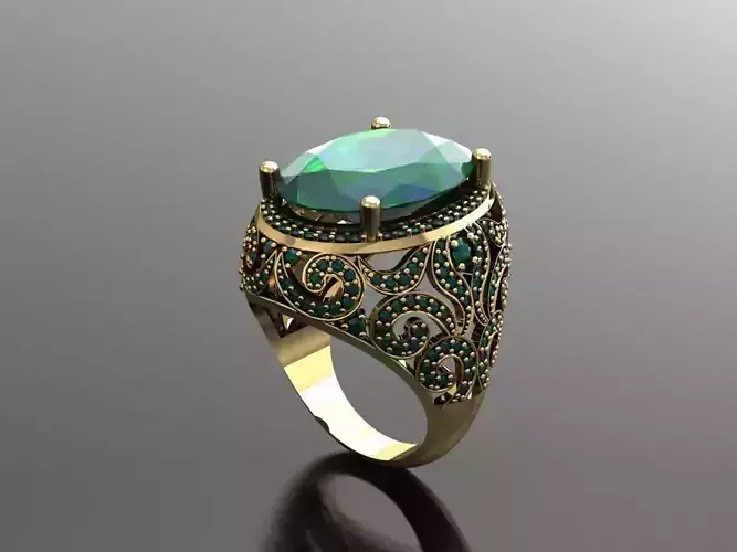 T093- Diamond solitarie ring