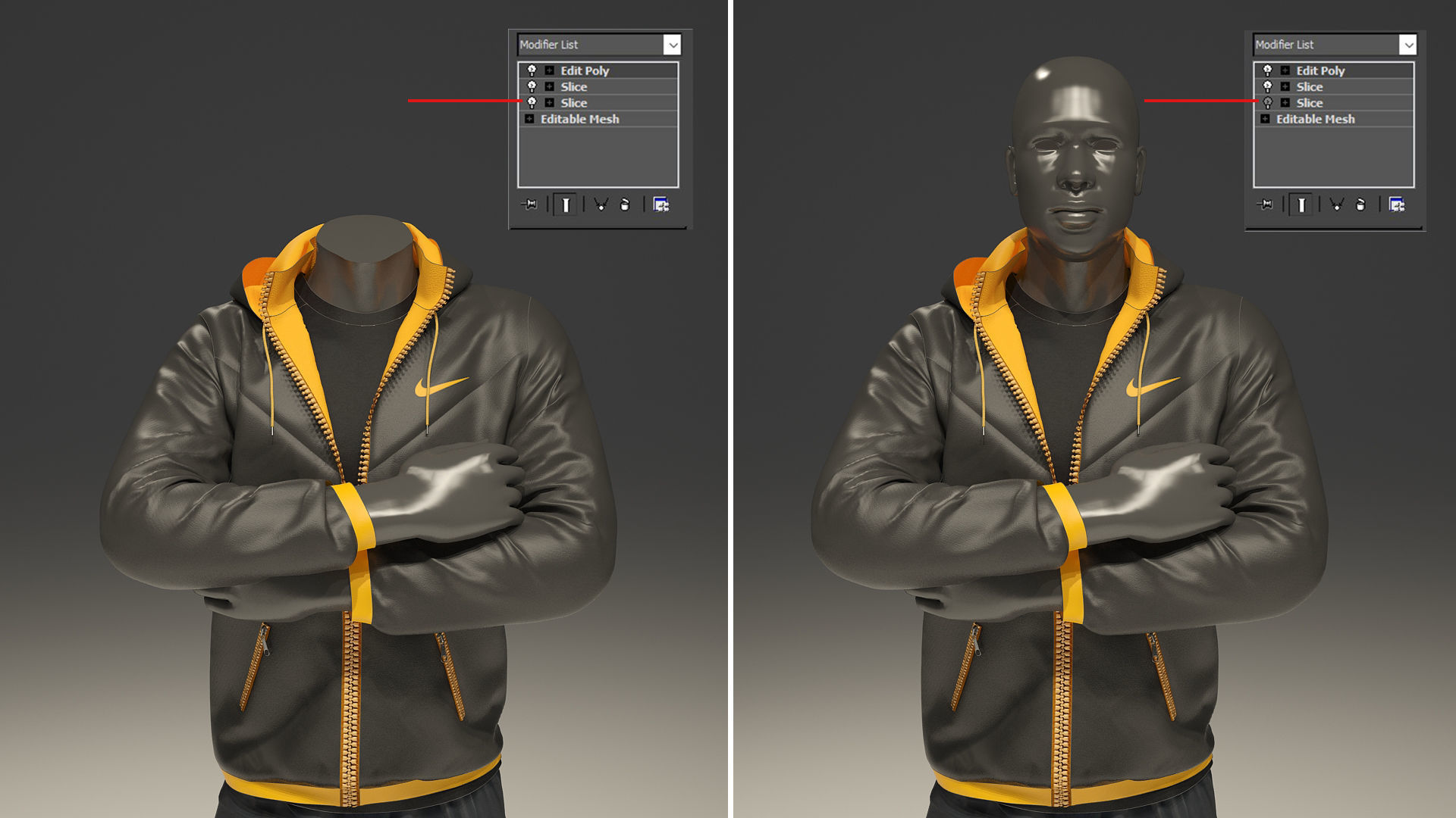 Man mannequin Nike FULL PACK 3D Model Collection_16