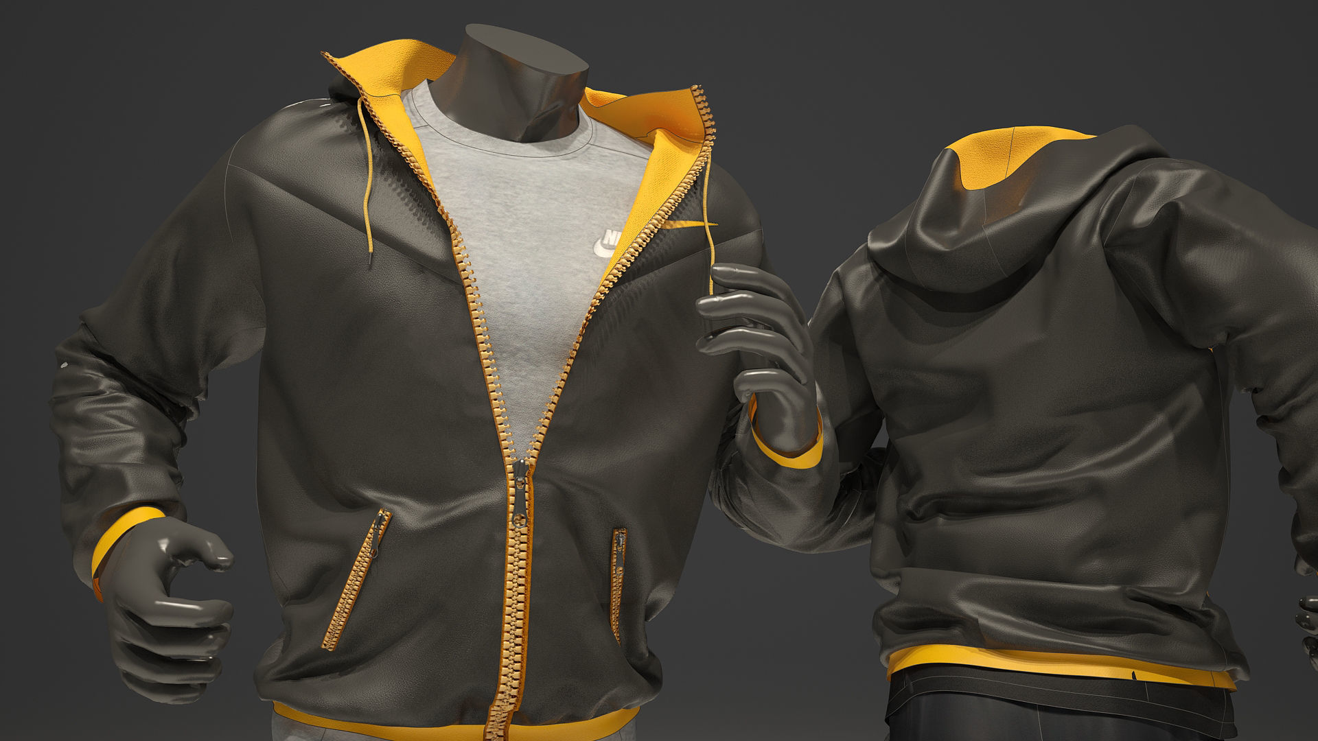 Man mannequin Nike FULL PACK 3D Model Collection_14