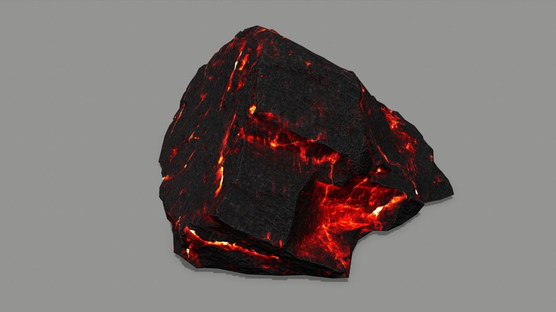 lava rock  Low-poly 3D model_24