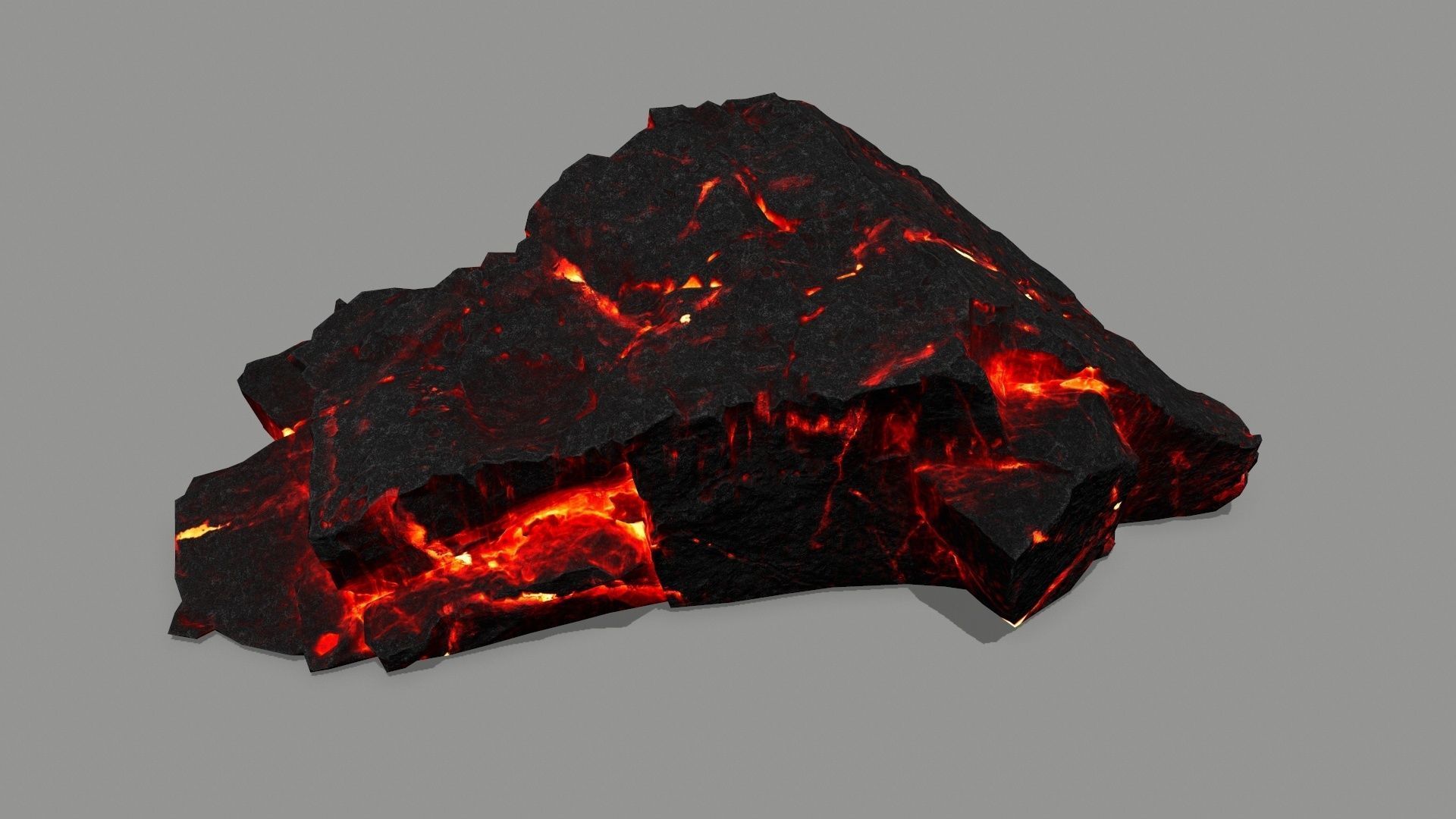 lava rock  Low-poly 3D model_26