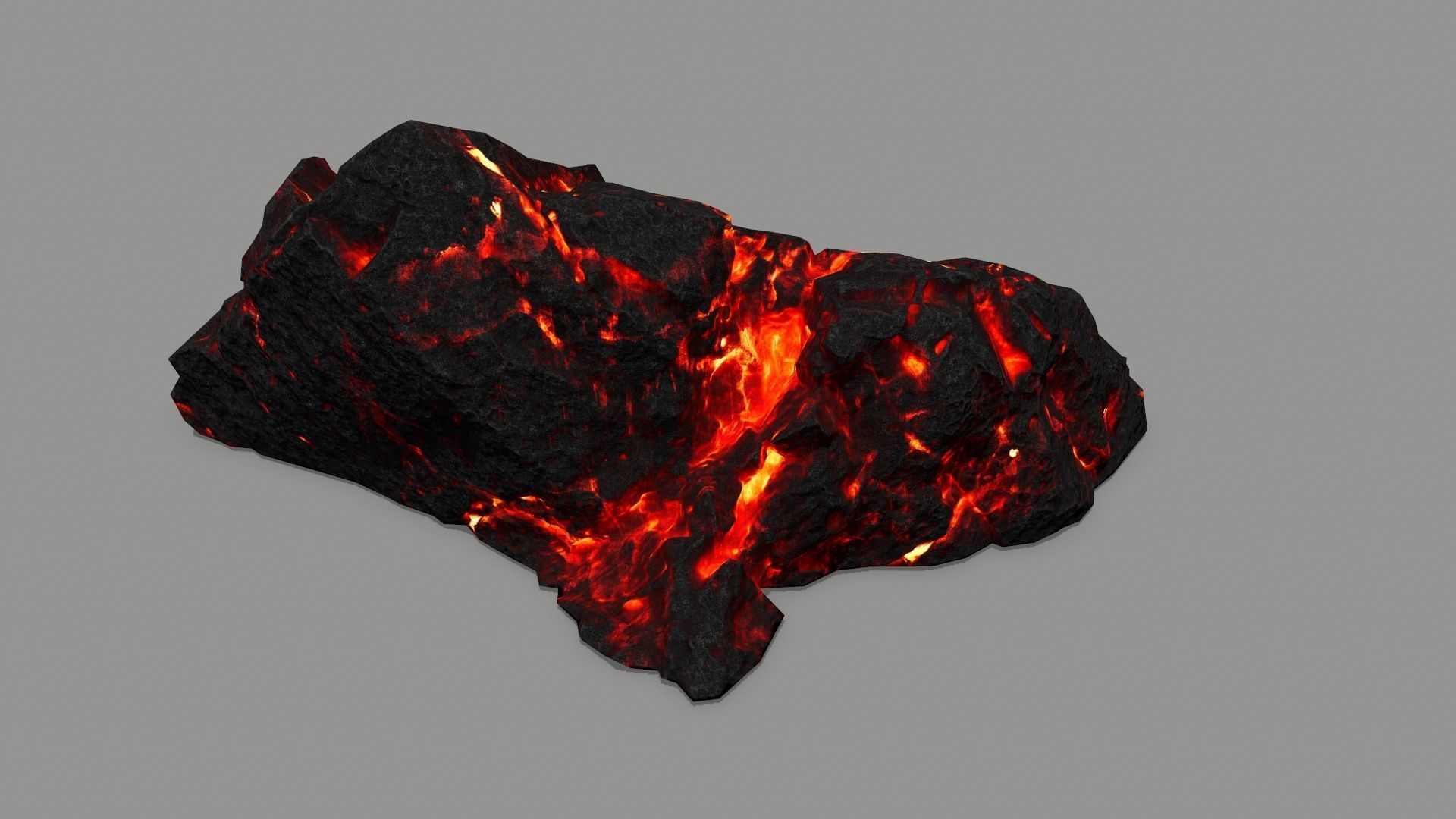 lava rock  Low-poly 3D model_15