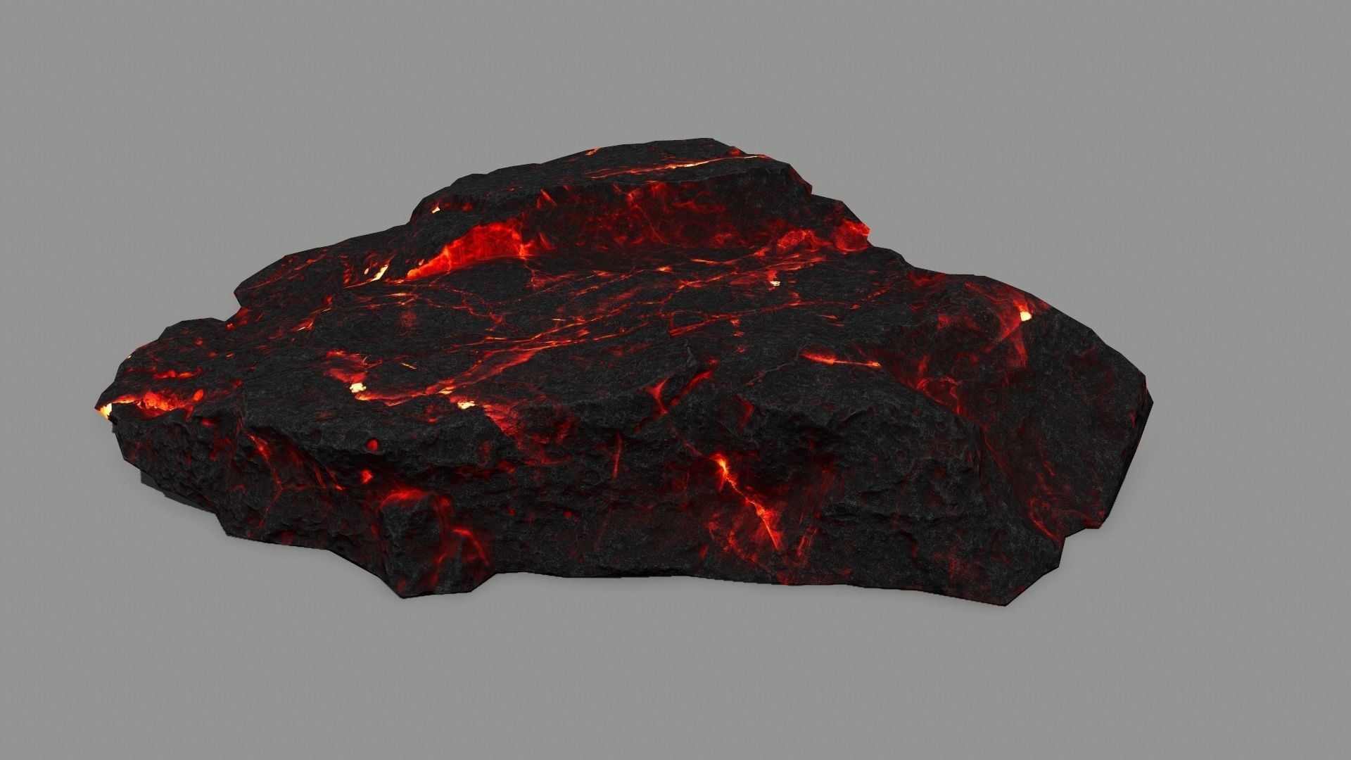 lava rock  Low-poly 3D model_31