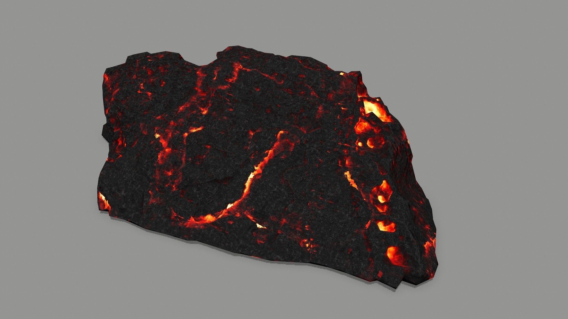 lava rock  Low-poly 3D model_27