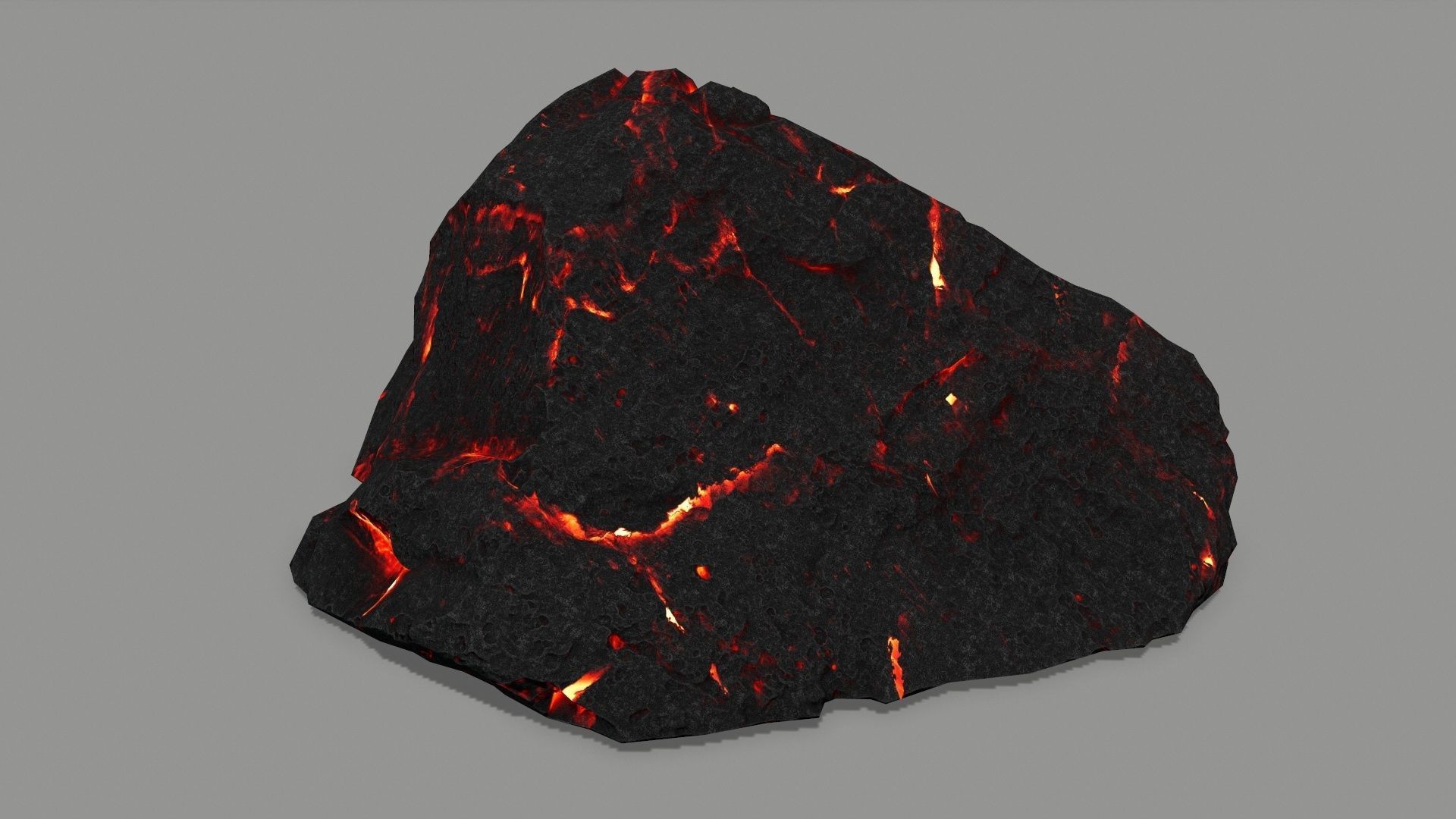 lava rock  Low-poly 3D model_29