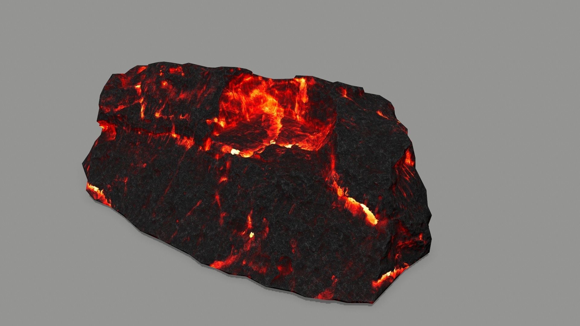 lava rock  Low-poly 3D model_21