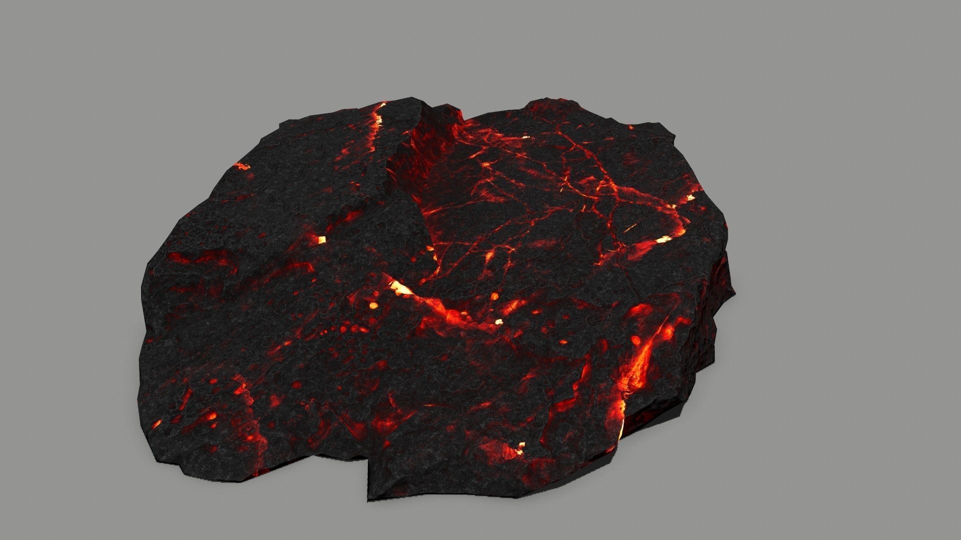 lava rock  Low-poly 3D model_28