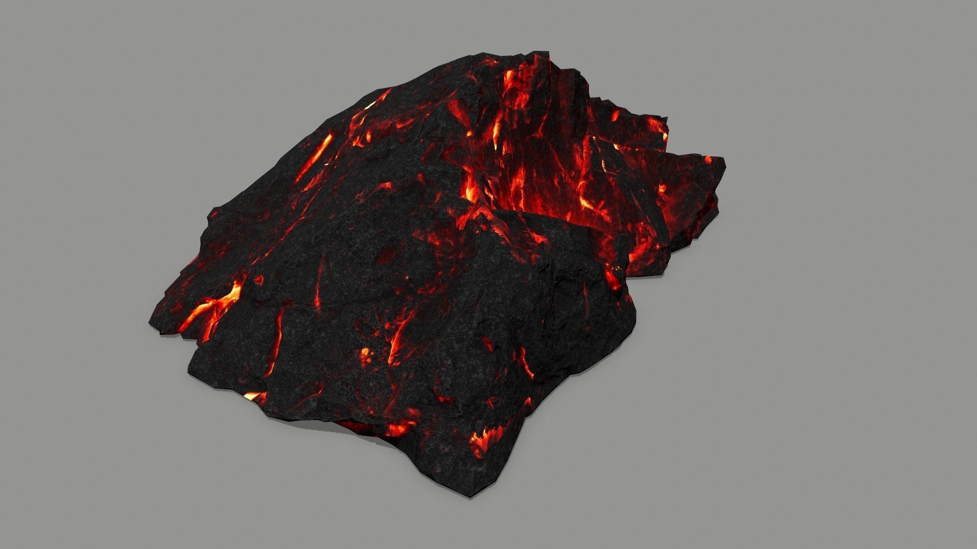 lava rock  Low-poly 3D model_20