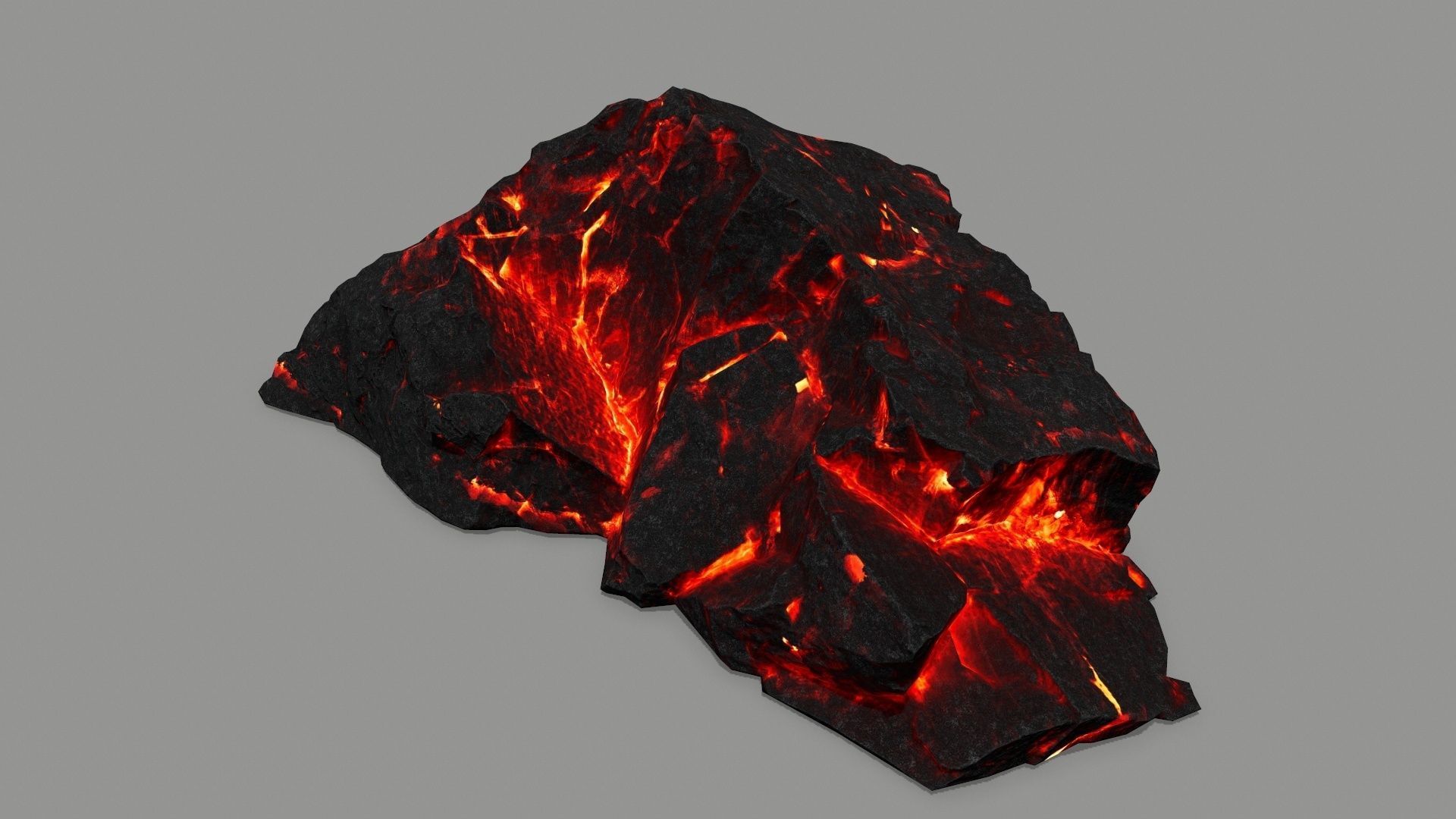 lava rock  Low-poly 3D model_25