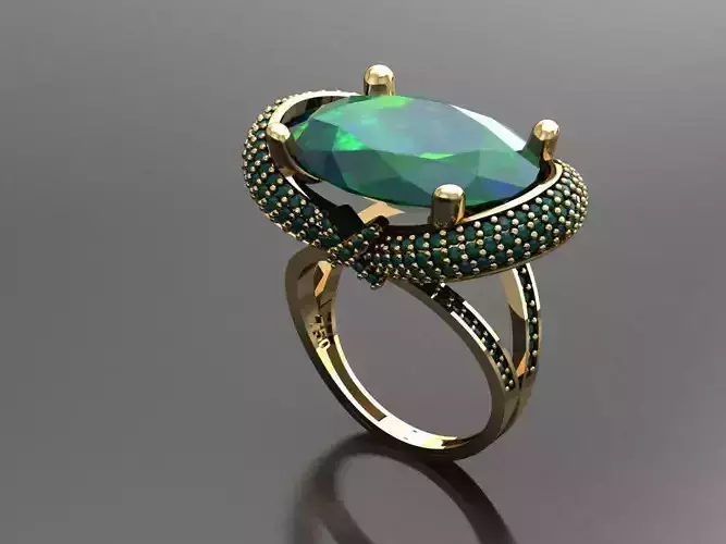 T095- Diamond solitarie ring