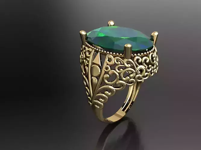 T096- Diamond solitarie ring