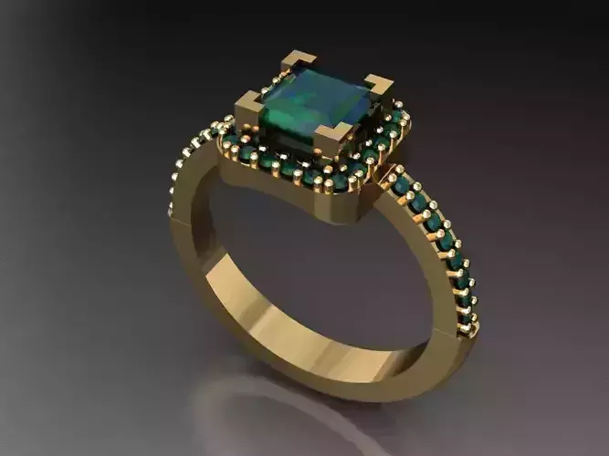 T102- Diamond solitarie ring