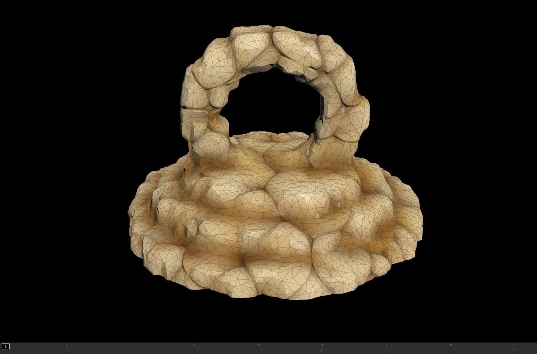 Magic Portals and Props Low-poly 3D model_5