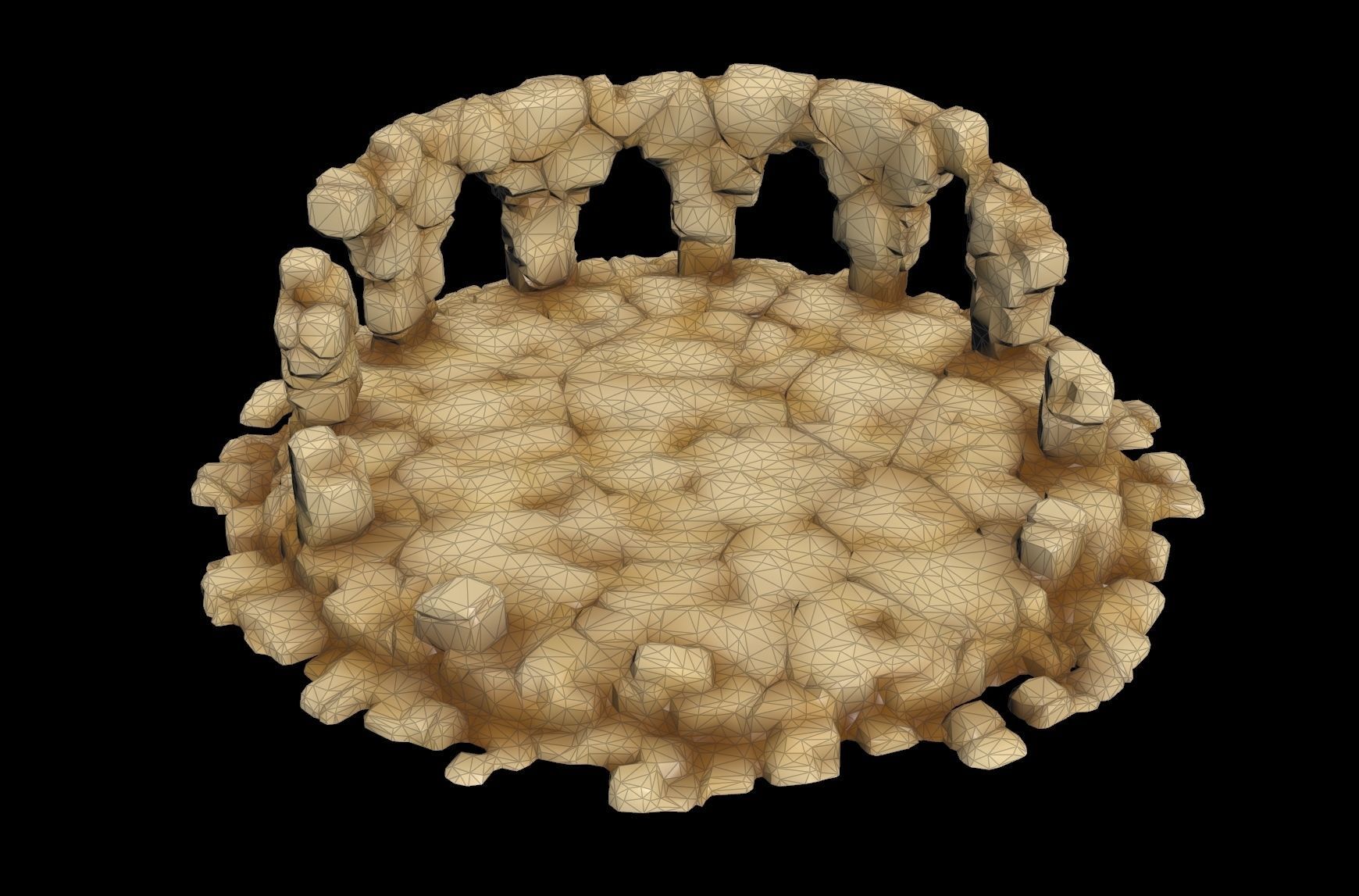 Magic Portals and Props Low-poly 3D model_3