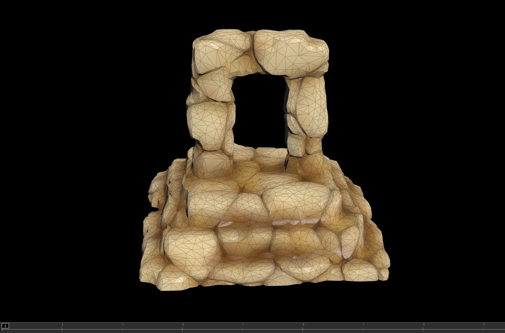 Magic Portals and Props Low-poly 3D model_7