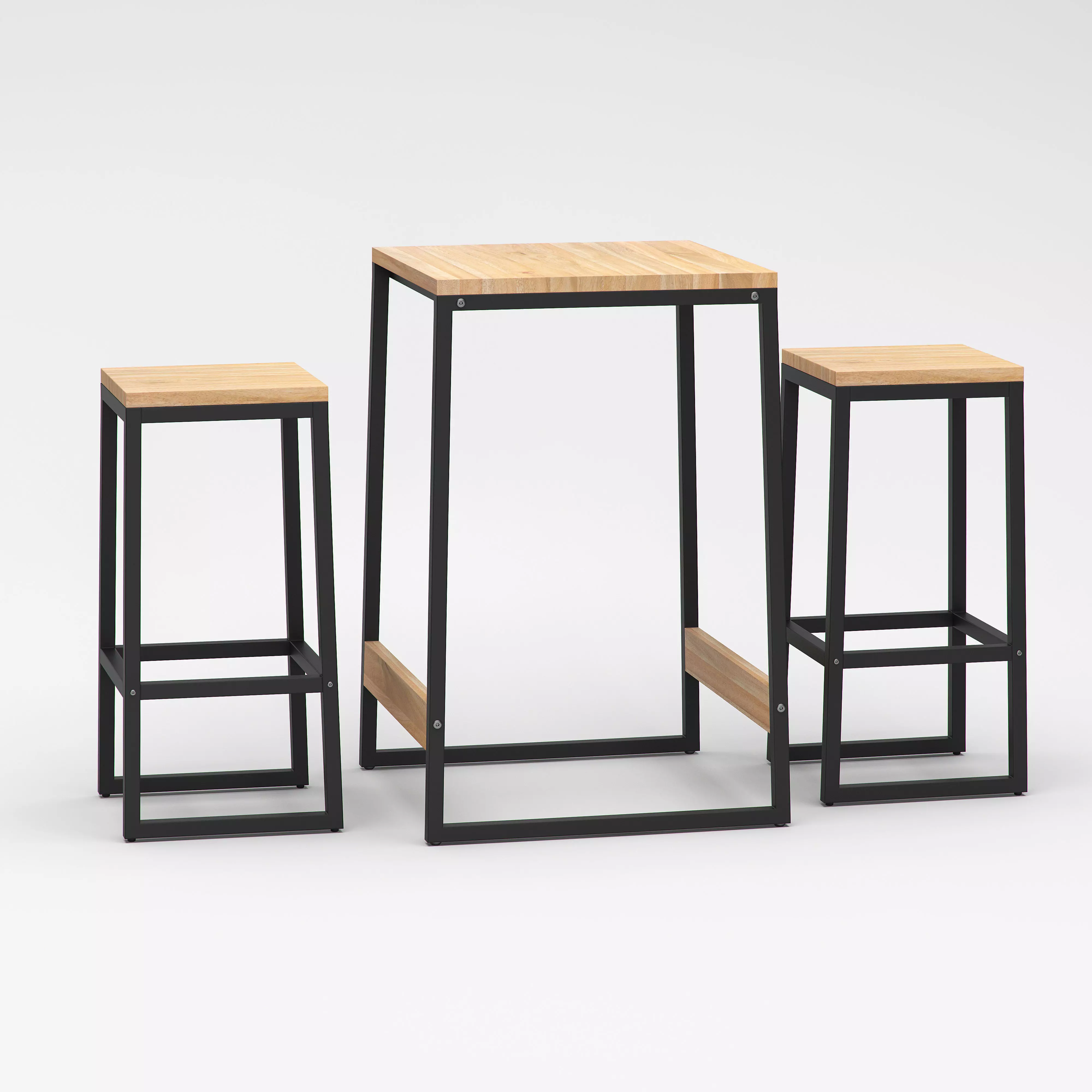 Merry Products Garden Table and Chairs 3D model