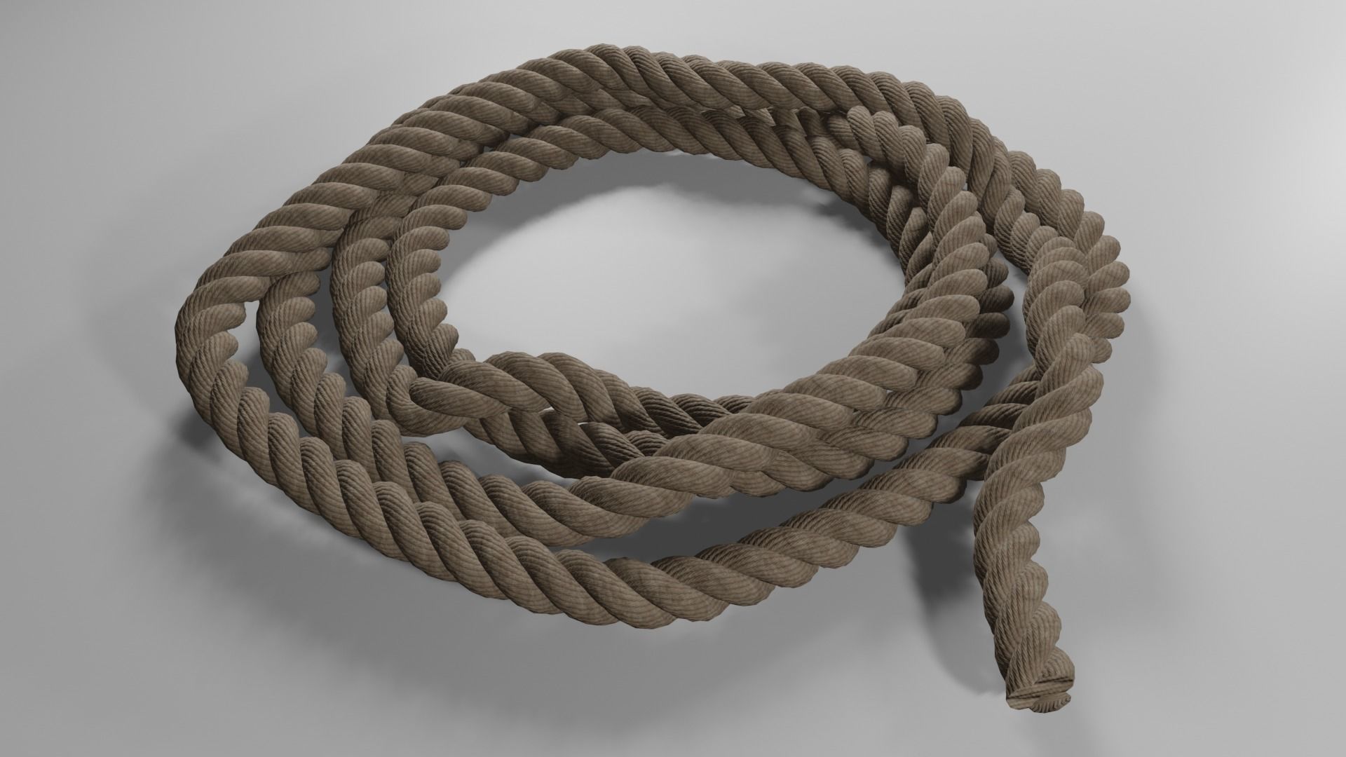 Rope climb 3D model_3