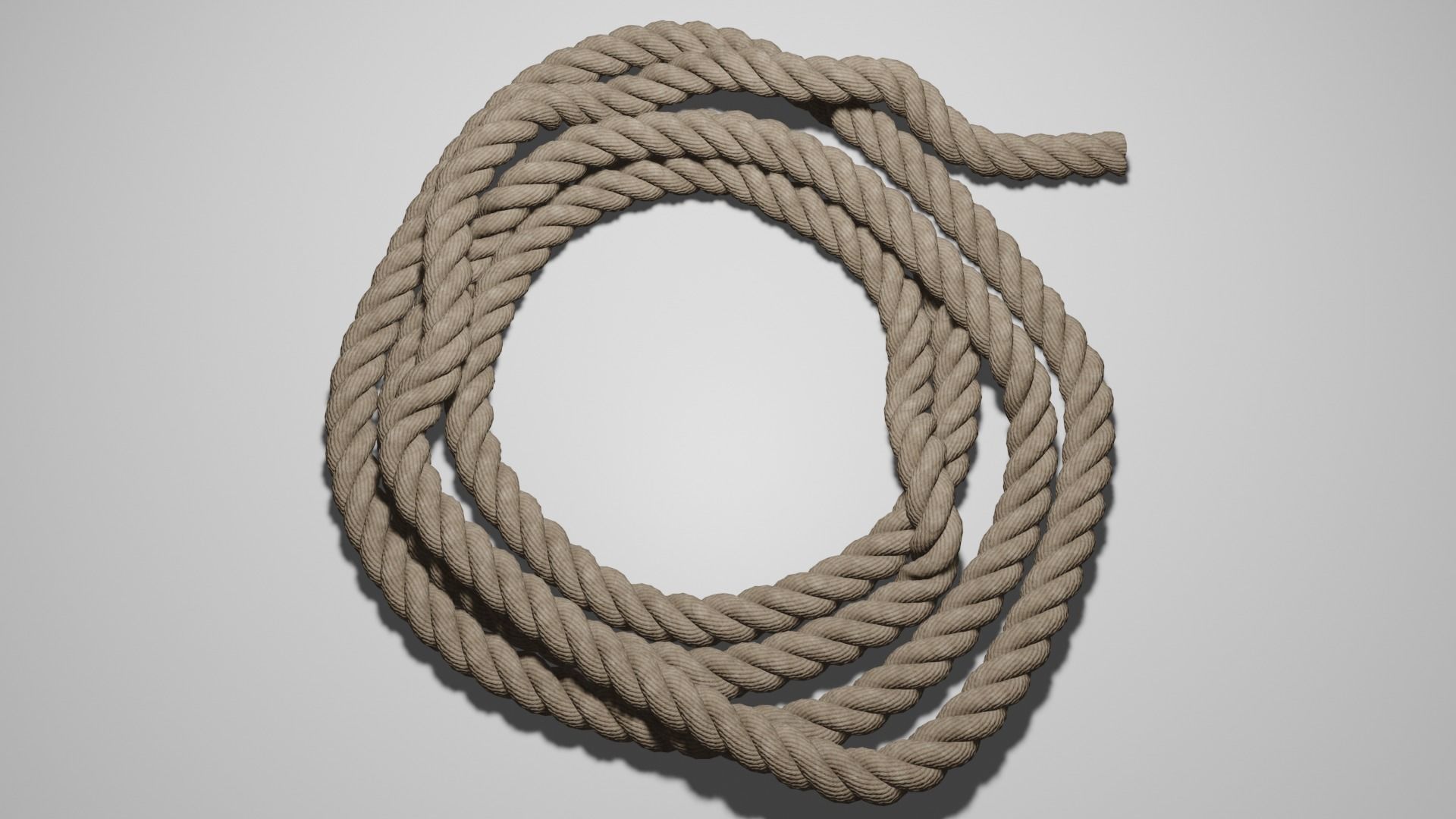 Rope climb 3D model_4